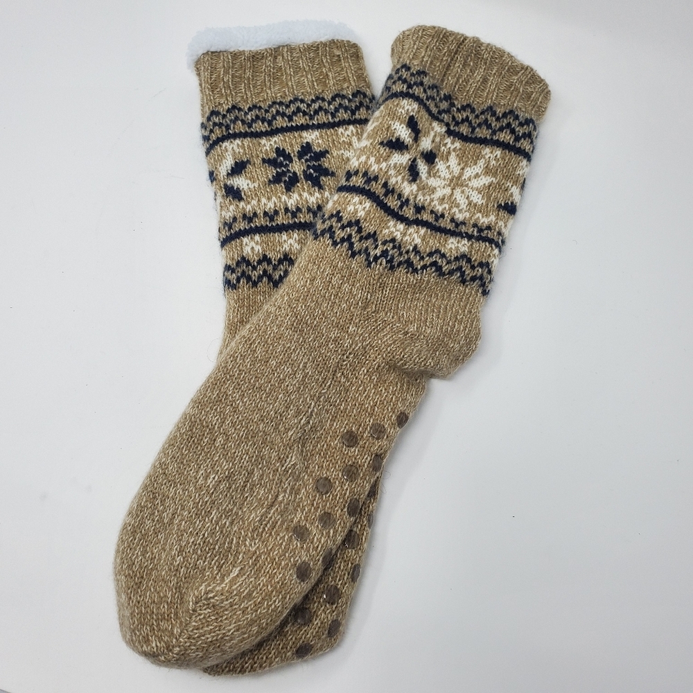 GREENTREAT | Comfy  Fleece Lined Lounge Sock
